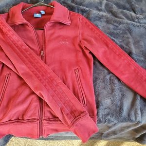 Adidas zip up track jacket